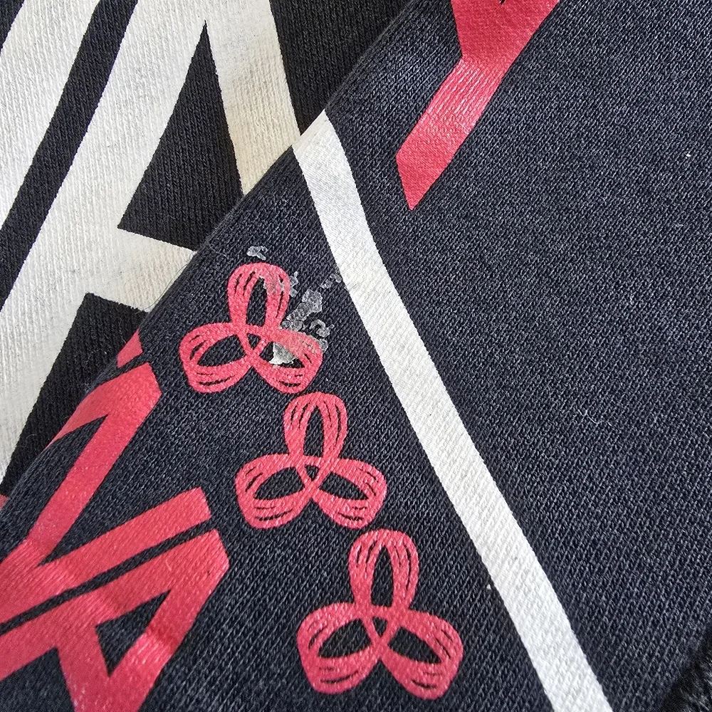 TNA Canada Zip Up Hoodie Black Red White Womens Medium - Picture 10 of 11